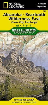 Absaroka-Beartooth Wilderness East Map [Cooke City, Red Lodge] by National Geographic Maps
