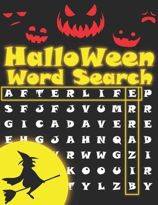 Halloween Word Search: Perfect 2in1 Halloween Gift for Kids: Word Search Puzzles and Mazes Activity Book. by Hallo, Mike, Jr.