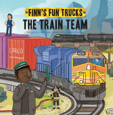 The Train Team: A Lift-The-Page Truck Book by Coyle, Finn