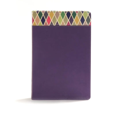 CSB Rainbow Study Bible, Purple Leathertouch by Csb Bibles by Holman