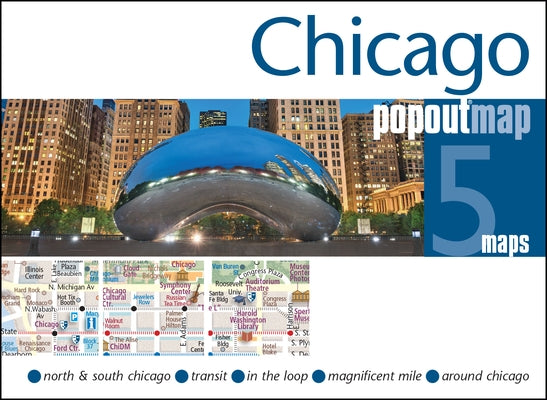 Chicago Popout Map by Maps, Popout