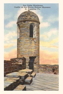 Vintage Journal San Carlos Watchtower, St. Augustine, Florida by Found Image Press