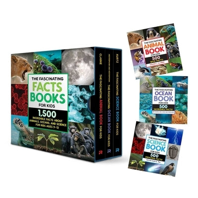 The Fascinating Facts Books for Kids 3 Book Box Set: 1,500 Incredible Facts about Animals, Oceans, and Science for Kids Ages 9-12 by Press, Rockridge