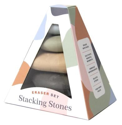 Stacking Stones: Eraser Set (Novelty Gift, Artist Gift, Writer Gift, Stocking Stuffer) by Chronicle Books