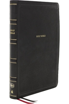 Nkjv, Deluxe End-Of-Verse Reference Bible, Personal Size Large Print, Leathersoft, Black, Thumb Indexed, Red Letter Edition, Comfort Print: Holy Bible by Thomas Nelson