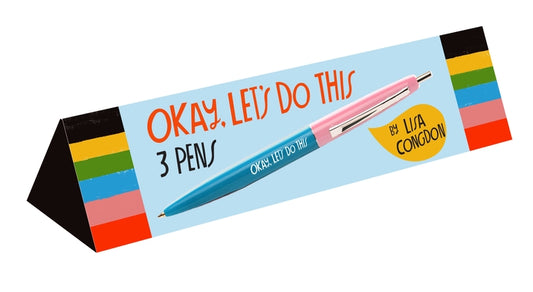Okay, Let's Do This Pen Set by Congdon, Lisa