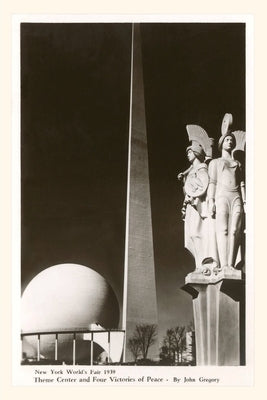 Vintage Journal New York World's Fair Statuary, 1939 by Found Image Press