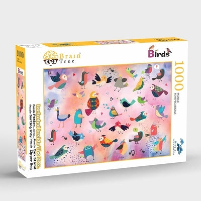 Brain Tree - Birds 1000 Piece Puzzle for Adults: With Droplet Technology for Anti Glare & Soft Touch by Brain Tree Games LLC