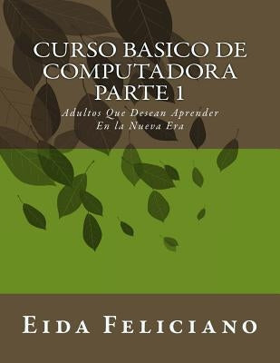 Curso Basico De Computadora: Para Adultos Con Deseos De Aprender by Feliciano, Eida