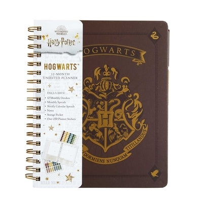Harry Potter: Hogwarts 12-Month Undated Planner: (Harry Potter School Planner School, Harry Potter Gift, Harry Potter Stationery, Undated Planner) by Insights