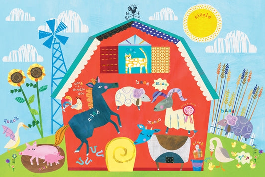 On the Farm Kids' Floor Puzzle by Peter Pauper Press Inc