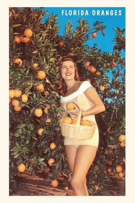 Vintage Journal Woman with Oranges, Florida by Found Image Press