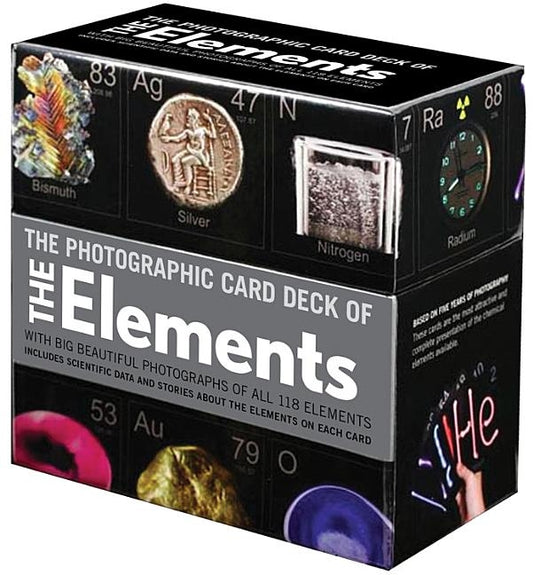 Photographic Card Deck of the Elements: With Big Beautiful Photographs of All 118 Elements in the Periodic Table by Gray, Theodore