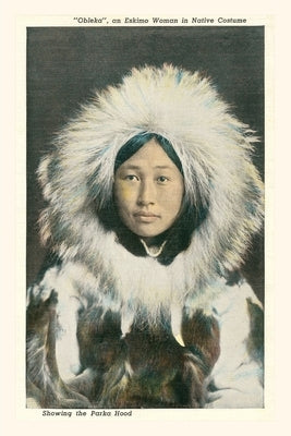 Vintage Journal Obleka, Indigenous Alaskan Woman in Native Costume by Found Image Press
