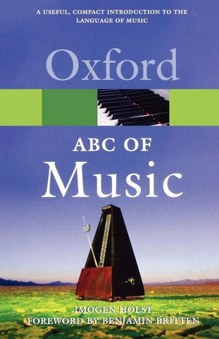 An ABC of Music by Holst, Imogen