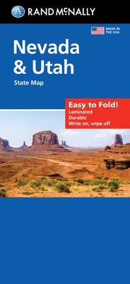 Rand McNally Easy to Fold: Nevada & Utah State Laminated Map by Rand McNally