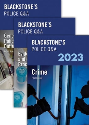 Blackstones Police Q and A 2023 3 Volume Set by Connor