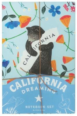California Dreaming Notebook Set (California Gifts, Notebook Collection, Journal Set) by 3 Fish Studios
