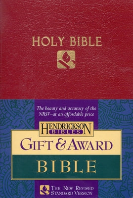 Gift & Award Bible-NRSV by Hendrickson Publishers