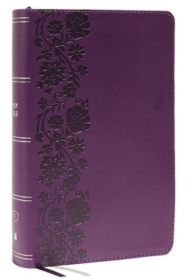 Kjv, Personal Size Large Print Single-Column Reference Bible, Leathersoft, Purple, Red Letter, Thumb Indexed, Comfort Print: Holy Bible, King James Ve by Thomas Nelson