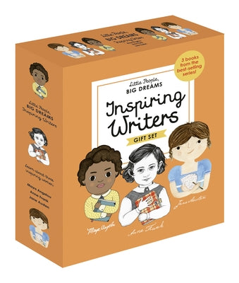 Little People, Big Dreams: Inspiring Writers: 3 Books from the Best-Selling Series! Maya Angelou - Anne Frank - Jane Austen by Sanchez Vegara, Maria Isabel