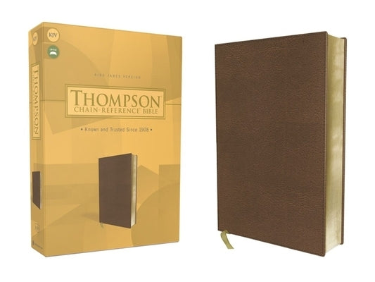 Kjv, Thompson Chain-Reference Bible, Leathersoft, Brown, Red Letter by Thompson, Frank Charles