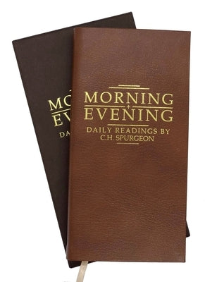 Morning and Evening Tan Leather by Spurgeon, Charles Haddon