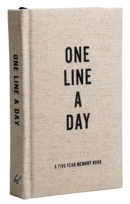 Canvas One Line a Day: A Five-Year Memory Book by Chronicle Books
