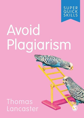 Avoid Plagiarism by Lancaster, Thomas