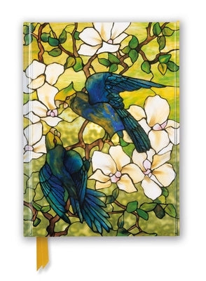 Louis Comfort Tiffany: Hibiscus and Parrots, C. 1910-20 (Foiled Journal) by Flame Tree Studio