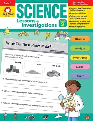 Science Lessons and Investigations, Grade 2 Teacher Resource by Evan-Moor Corporation