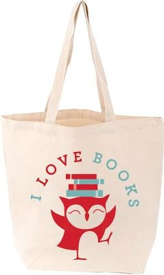 I Love Books Tote by Gibbs Smith