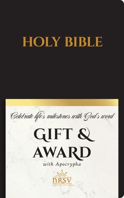 NRSV Updated Edition Gift & Award Bible with Apocrypha (Imitation Leather, Black) by Churches, National Council of