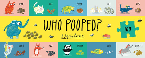 Who Pooped? 100 Piece Puzzle: A Jigsaw Puzzle by Illustrated by Claudia Boldt