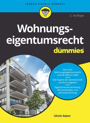 Wohnungseigentumsrecht Für Dummies by Adam, Ulrich