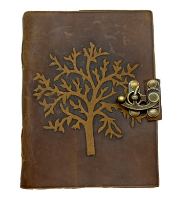 Soft Leather Embossed Tree Journal by Fantasy Gifts