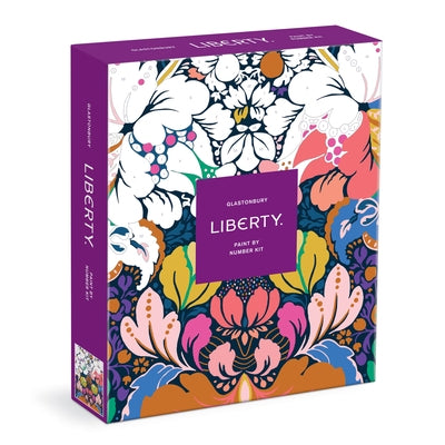 Liberty Glastonbury Paint by Number Kit by Galison by (Artist)
