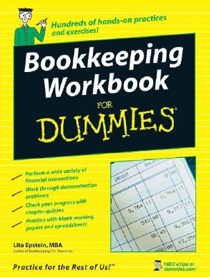 Bookkeeping Workbook for Dummies by Epstein, Lita