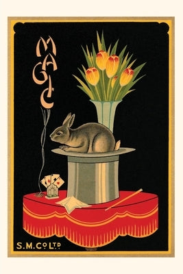 Vintage Journal Magic, Tulips, Rabbit, Hat by Found Image Press