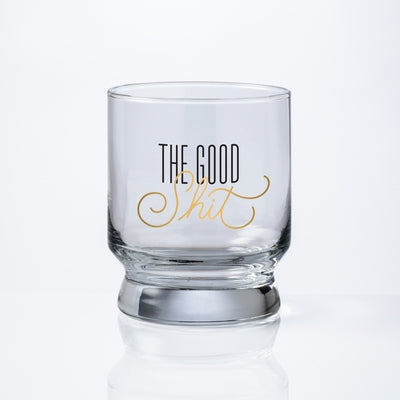 The Good Shit Lowball Glass by Brass Monkey