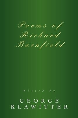 Poems of Richard Barnfield by Klawitter, George