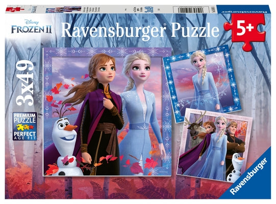 Frozen: The Journey Starts 3 X 49 PC Puzzle by Ravensburger