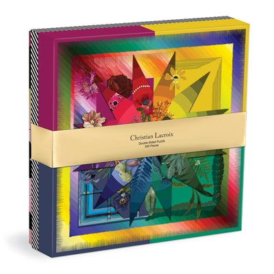 Christian LaCroix Botanic Rainbow 500 Piece Double-Sided Puzzle by Galison Mudpuppy