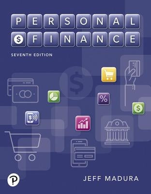 Mylab Finance with Pearson Etext -- Access Card -- For Personal Finance by Madura, Jeff