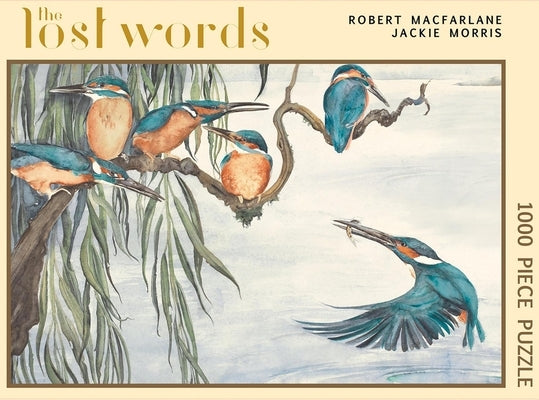 The Lost Words 1000 Piece Jigsaw Puzzle: The Kingfisher by MacFarlane, Robert