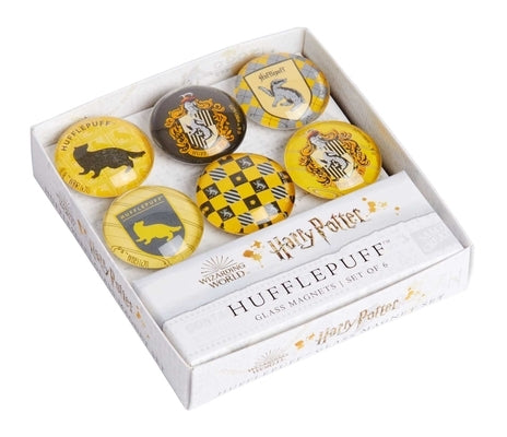 Harry Potter: Hufflepuff Glass Magnet Set (Set of 6) by Insight Editions