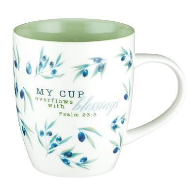 Mug My Cup Overflows W/Blessin by Christian Art Gifts