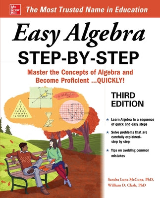 Easy Algebra Step-By-Step, Third Edition by McCune, Sandra Luna