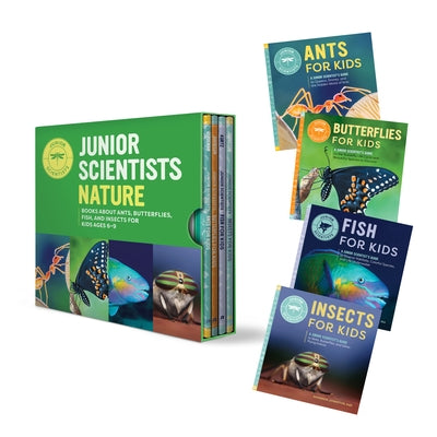 Junior Scientists Nature 4 Book Box Set: Books about Ants, Butterflies, Fish, and Insects for Kids Ages 6-9 by Rockridge Press