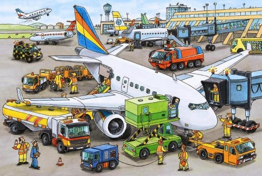 Busy Airport 35 Piece Puzzle by Ravensburger